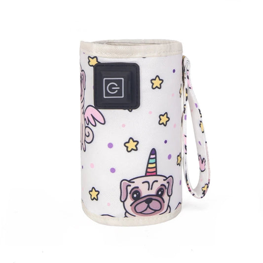 Portable USB Baby Bottle Warmer Travel Milk Warmer Infant Feeding Bottle Heated Cover Insulation Thermostat Heater Dropshipping